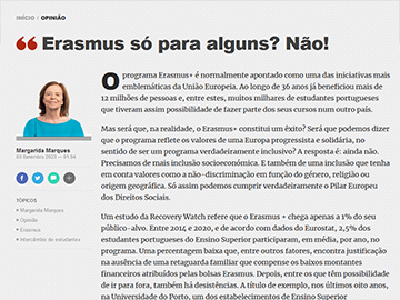 “The formula for calculating the Erasmus grant should be rethought”