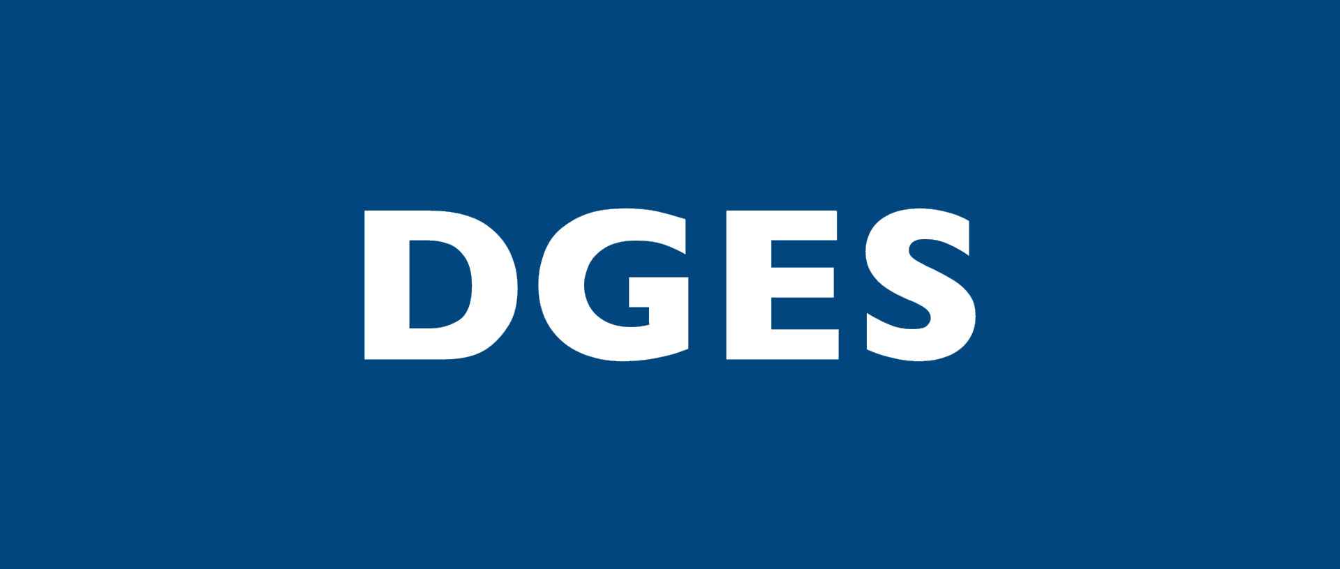 Logótipo da DGES - Direção Geral do Ensino Superior
