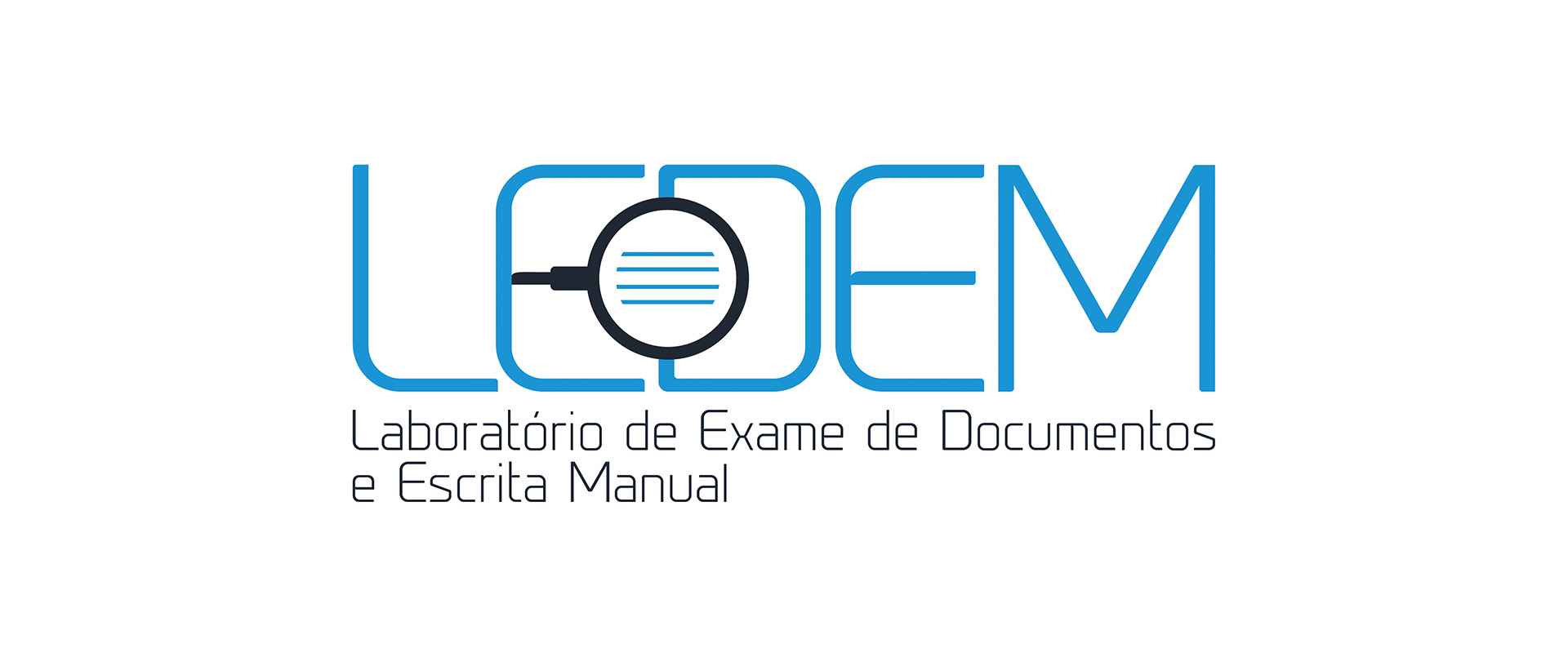 Logótipo do LEDEM - Laboratório de Exame de Documentos e Escrita Manual