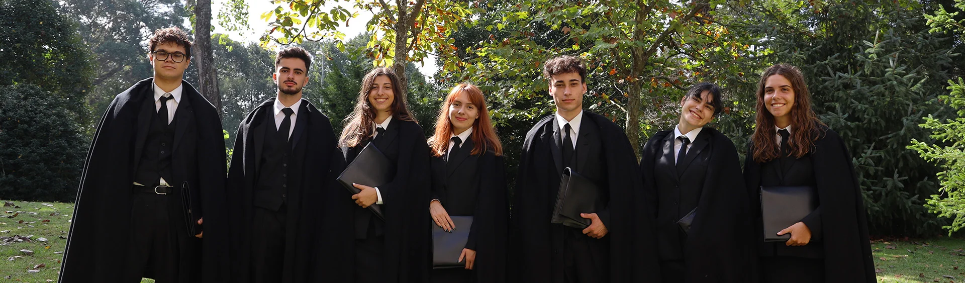 Costumed students from the Faculty of Sciences of the University of Porto