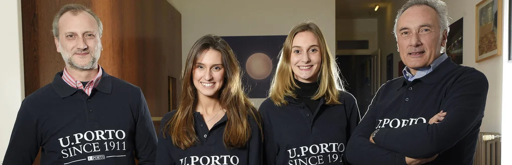 Quatro membros da mesma família que são alumni da U.Porto