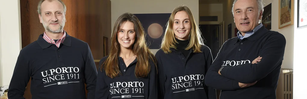 Quatro membros da mesma família que são alumni da U.Porto